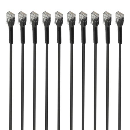 10PK 5FT CT6 FB PCBL BLK