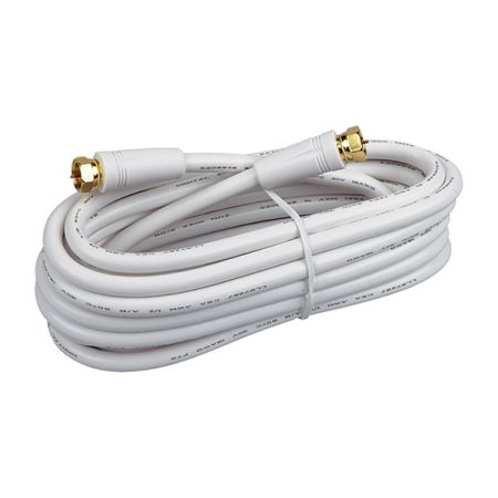 RCA RCAVH612WHRV 12FT RG6 CABLE WHT