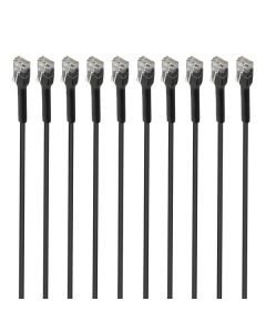 10PK 5FT CT6 FB PCBL BLK